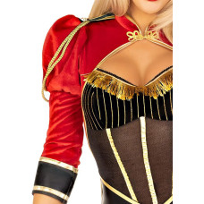 Костюм циркачки Leg Avenue Circus Ringmaster Diva Catsuit S
