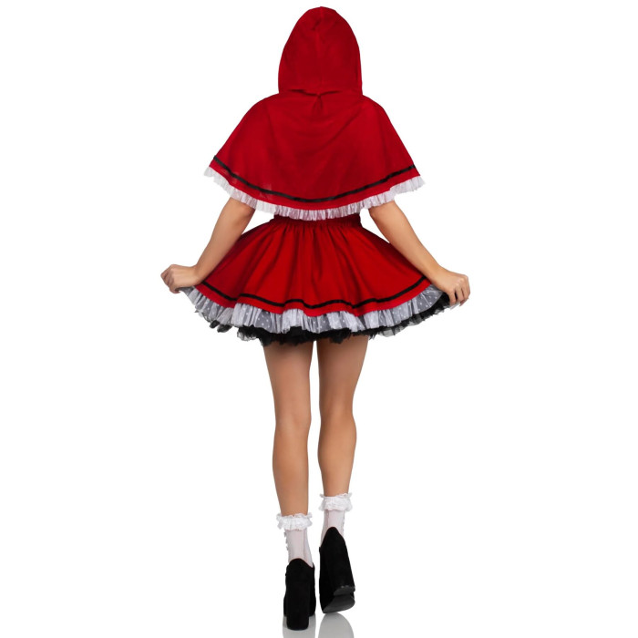 Костюм Червоної Шапочки Leg Avenue Flirty Miss Red Top and Skirt M