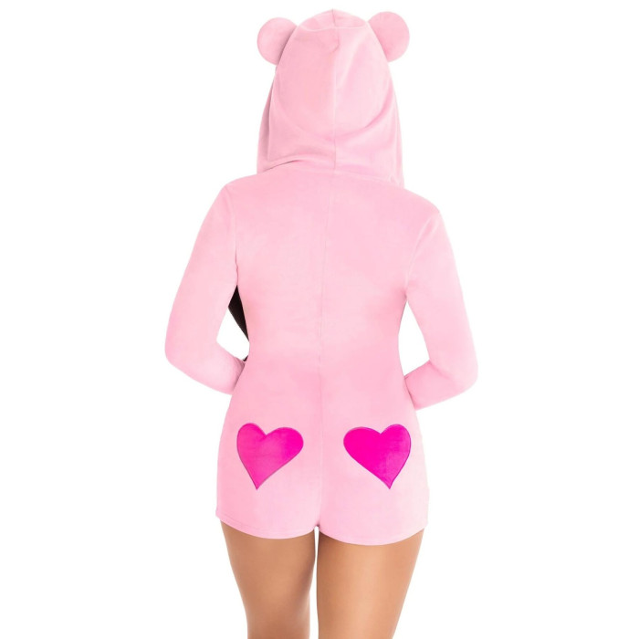 Комбінезон «Солодкий ведмедик» Leg Avenue Sweetheart Bear Velvet Romper M