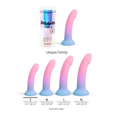 Дилдо з кольоровим градієнтом Love To Love DILDOLLS - UTOPIA S ультрам'який